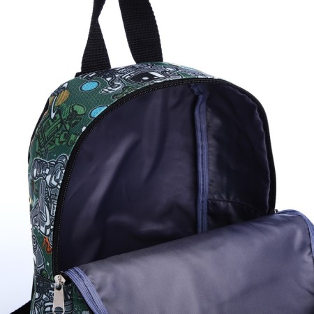 Baby backpack on lightning, green color-5