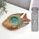 Ceramics candlestick for 1 candle "sea fish" 5x18.5x11 cm