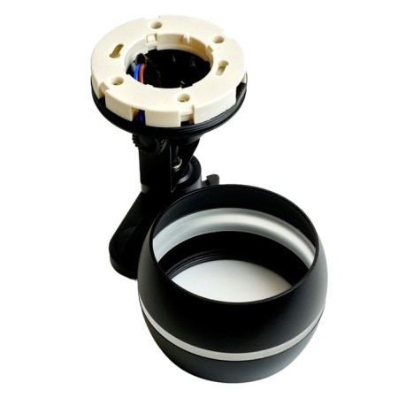 Single -phase track lamp Feron AL165, IP20, GX53, 15 W, 92x92x125 mm, Black color-9