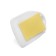 Holder self -adhesive tundra krep, 45x45 mm, white color, 3 pcs. Mix