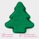 Baking uniform “Christmas tree with a garland”, silicone, 27 × 25 cm, green color