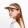 Feminine visor Minaku "Leopard" Brown color, rr 56-58