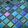 Glass mosaic Bonaparte Bondi Breeze-25, 300x300x4 mm