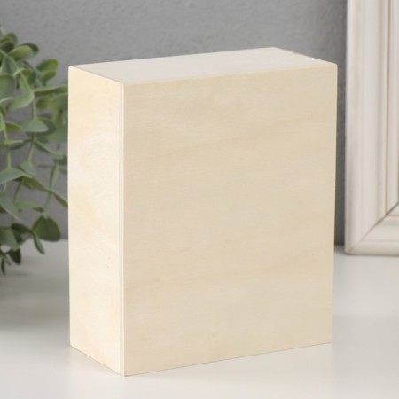 Шкатулка для росписи "Комод" 4 ящика 14х15,5х7,5 см-3