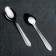 A teaspoon "Mirage", h = 14.5 cm, thickness 0.8 mm, silver color