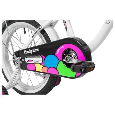 Bicycle 16 "Novatrack Candy, white color-7