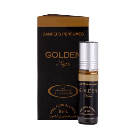 Oil perfume men Golden Nights, 6 ml