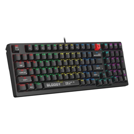 Keyboard A4Tech Bloody S98 Mechanical Black USB for Gamer Led (S98 Black)-8