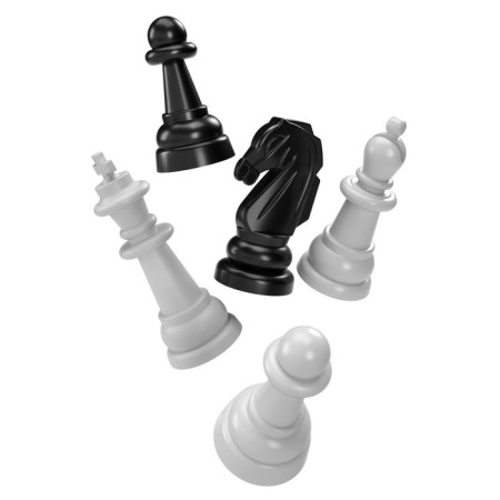 Chess, large, gray color-6