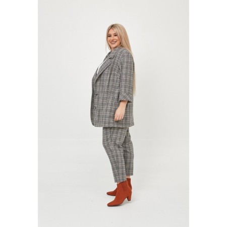 Female costume, size 56, gray color-3