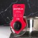 Glass cover for pans and pots "Dolyana", D = 14 cm, stainless rim, plastic handle