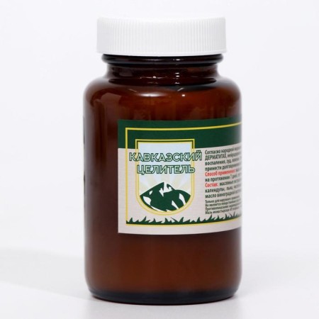 Ointment "Monastic from psoriasis" Caucasian healer, glass, 100 ml-5