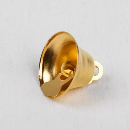 Bell for needlework, set 8 pcs., Size 1 pc. - 2.1 cm, gold color-2