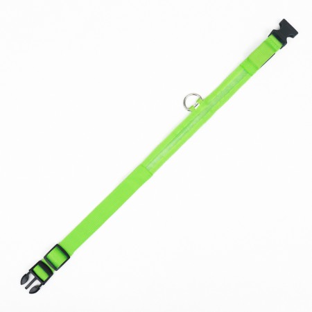 Collar with backlight size XL, Osh 52-60 x 2.5 cm, 3 glow modes Green-6