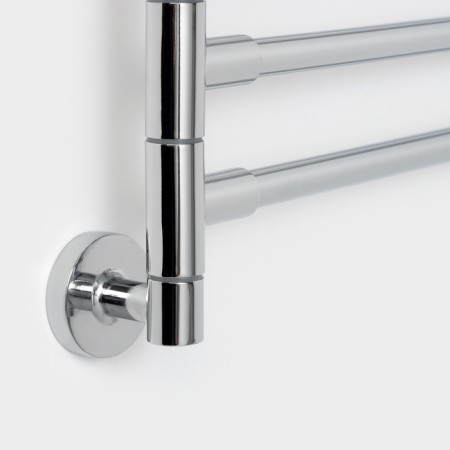 Holder for towels with 4 rotary panels, accoona a121-4, color chromium-1