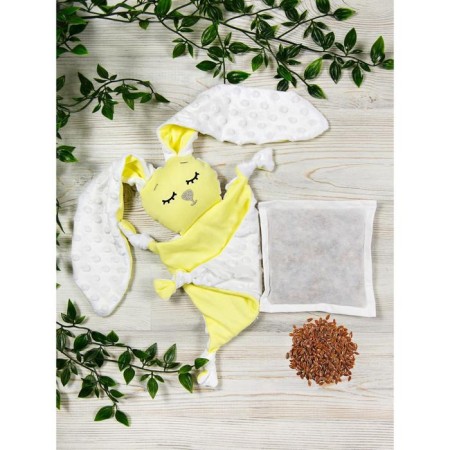 Comforter pillow - heating pad, yellow color-1