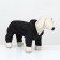 Overalls for animals, without lining, size 2xl, black