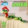 Soft toy "Snake", in the New Year's cap, 16 cm