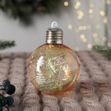 Ball plastic light D-8 cm 