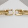 Earrings Metal "Bohemia" measurement, color gold