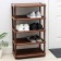 Shoe shelf "Universal", 5 tiers, 49.7 × 30.7 × 83.7 cm, brown color