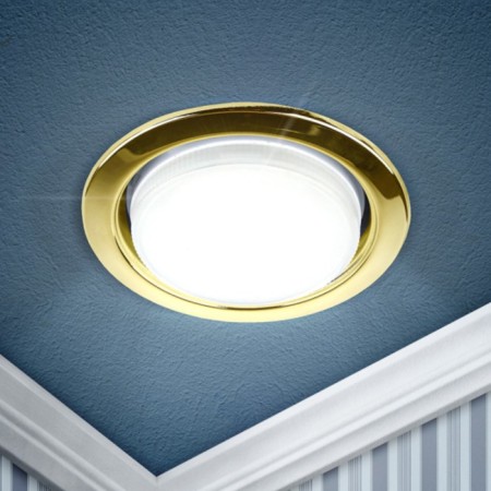 Lamp Built -in era KL35, IP20, 15W, 106x38 mm, color gold