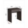Written mini table with a box "Ufimka", 700 × 550 × 756 mm, color Venge