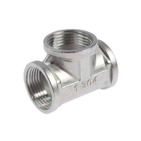 The tee of Zein, 1 ", internal thread, stainless steel, packing 50 pcs.