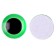 Elose -based eyes, set of 10 pcs., Size 1 pc. - 16 mm, green color