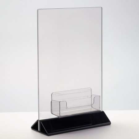 A5 (15x6x23) information pocket with a business card holder (9.5x3x3) 2mm-1