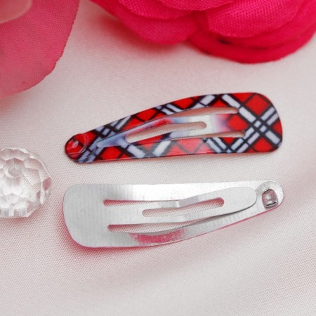 Invisibility for hair "Flower cell" (set 12 pcs) 3 cm, mix-2
