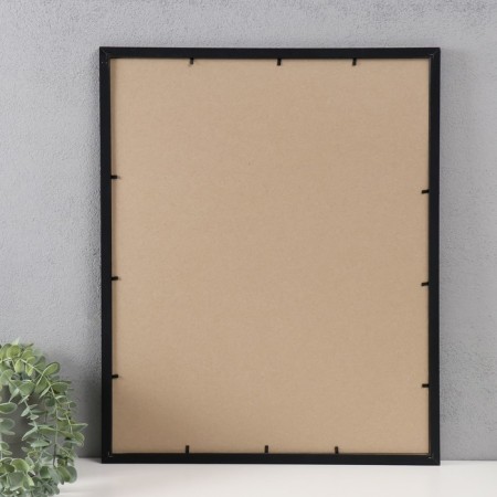 MDF photo frame (108) 40x50 cm, black color-3