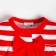Body dress Brock I am a “bow”, height 74-80 cm, red/white color