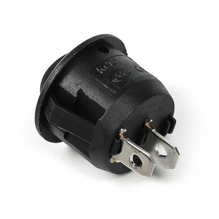 Key switch without backlight, diameter 23 mm, black-1