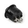 Key switch without backlight, diameter 23 mm, black