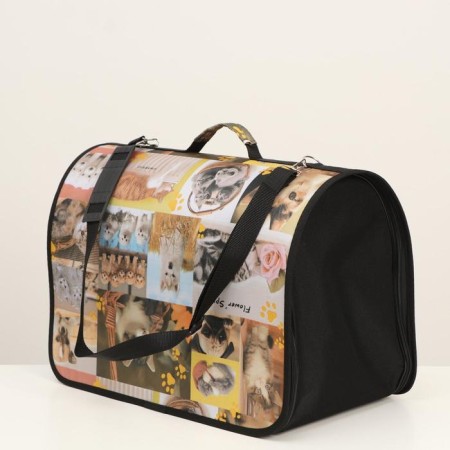 Bag - carrying for animals with print, 49 x 30 x 35 cm mix-2