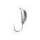 Mormyshka tungsten "banana" Riga with a hole, weight 0.7 g, 030/s