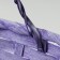 Wicker basket, d25 x 17 x 11/18 cm, purple, bamboo