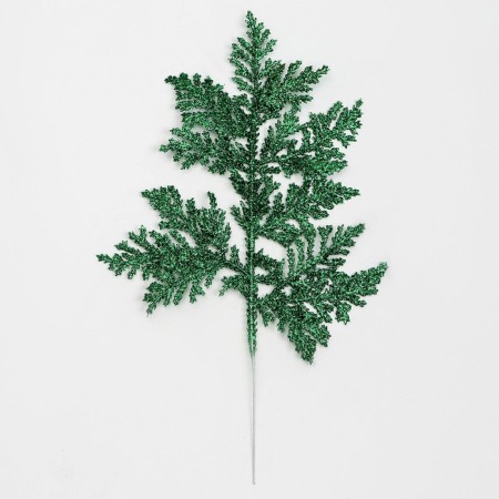 Decorative twig "amazement" in green color, 0.3 × 12 × 28 cm-3