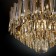 Coda chandelier, 9x60W E14, color gold