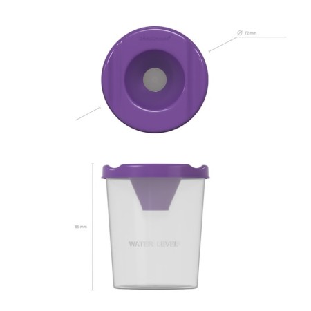 Стакан непроливайка 200мл ErichKrause Vivid, фиолетовый-2