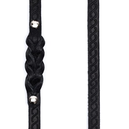 Leather leather single -layer long, 1.9 m x 1 cm, mix-3