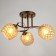 Steel Stewsvelight Nicole 3x60W E27, bronze 53x53x28 cm
