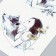 Tattoo on the body color "Girl with a wolf" 21x14.8 cm
