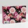 Box for sweets 6 pcs, "dark roses", 13.7 x 9.85 x 3.86 cm