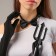 Carnival set "Damn beautiful", rim, trident, butterfly, gloves