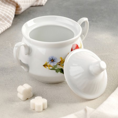 Sugar "Maki Red", 450 ml, with a lid, mix-1