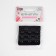 Furflow-updress for a bra, 3 rows 3 hooks, 5 × 5.5 cm, black color