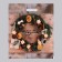 Package "Christmas Wreath", polyethylene with a cut pen, 38x47 cm, 60 μm
