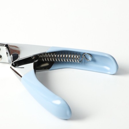 Gilotine clawerus with a rubberized handle, a hole of 7 mm, blue-4